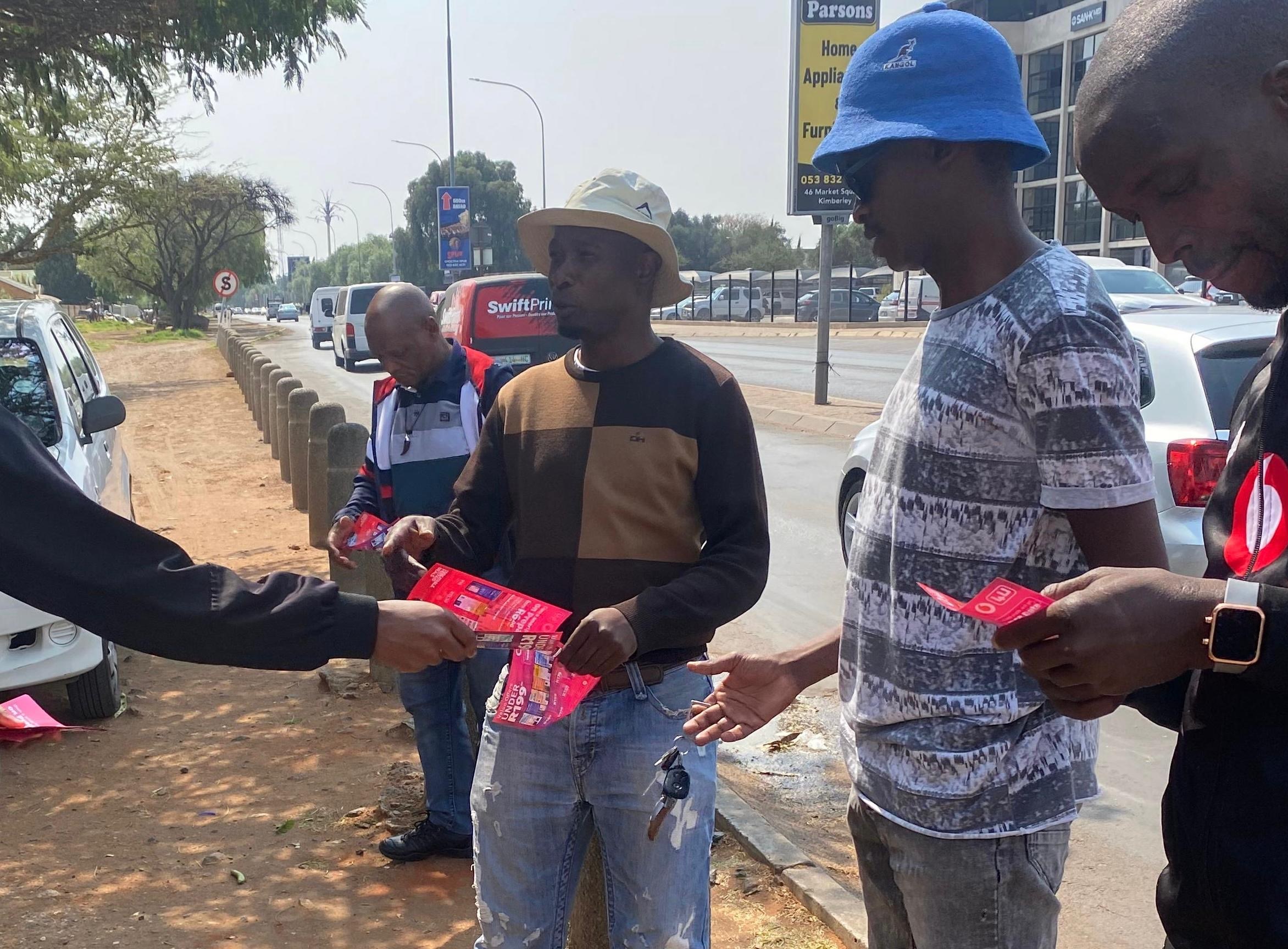 Engaging with potential customers