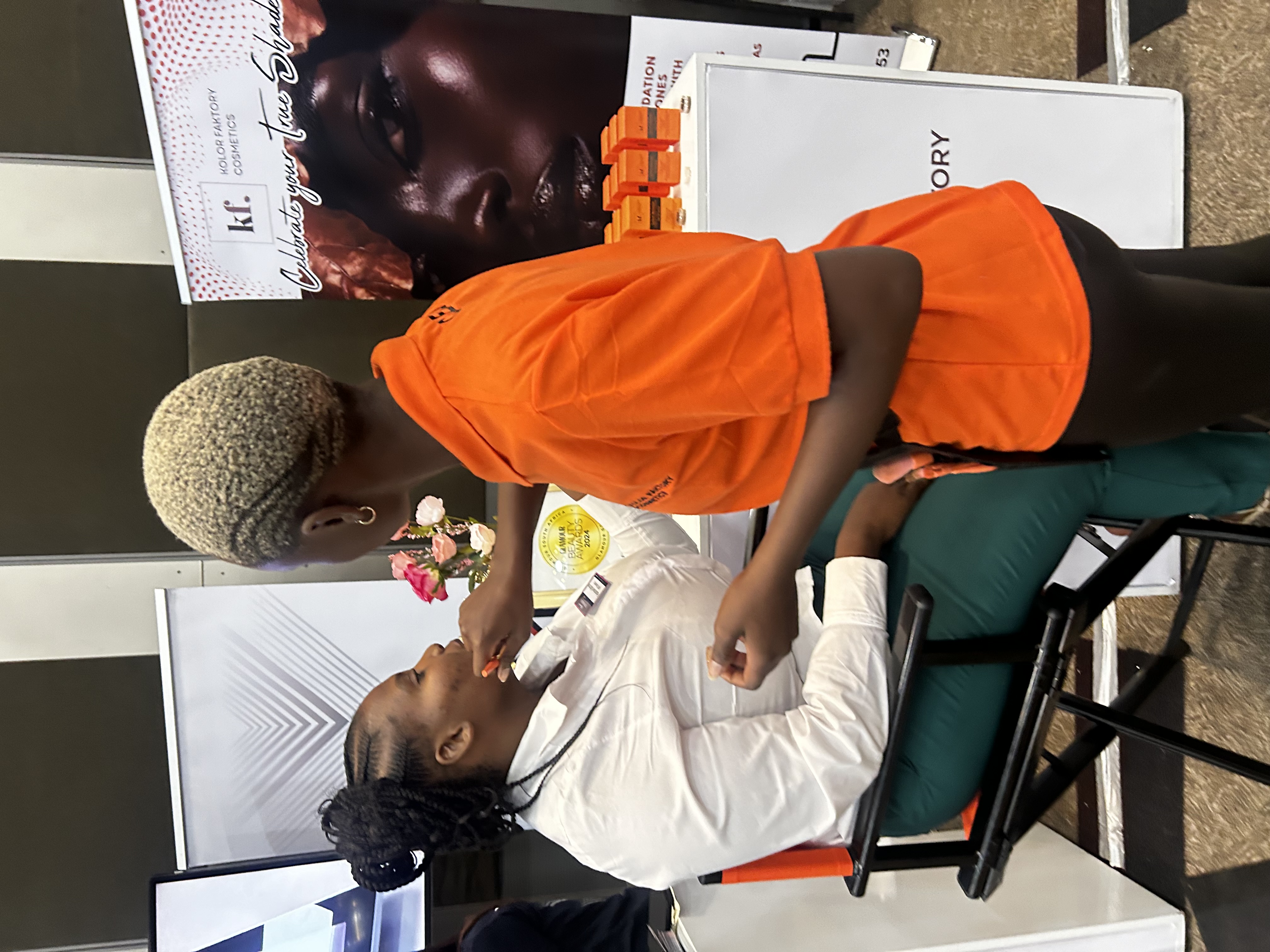 Product demonstration in retail store